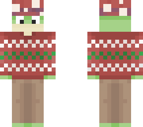 frog skin w/ xmas jumper!!!