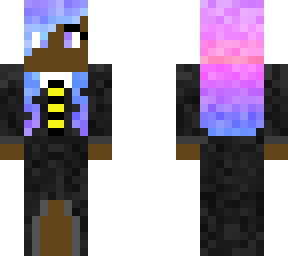 galaxy hair skin in a hogwarts house (still bad at making skins)