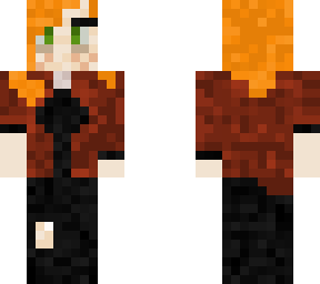 ginger checkered open shirt