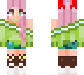 girl pink hair