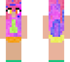 girl with died hair 2