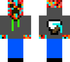 party creeper with shaeld and pickaxe