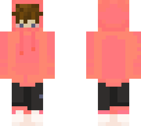 pink hoodie
