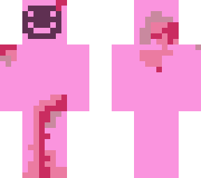 pink smiley character