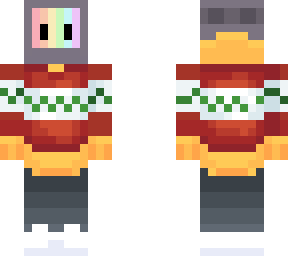 pixel russel christmas theme skin