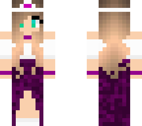 purple dresses girl (did this for fun)