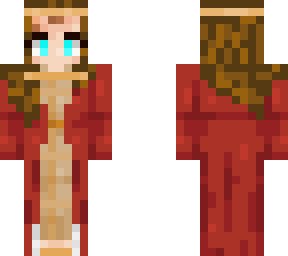 queen, with brown hair