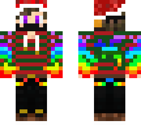rainbow christmas boy/man