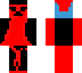 red, black&blue steve