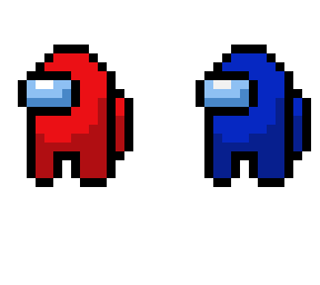 red and blue among us