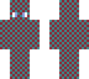 red and cyan checkered