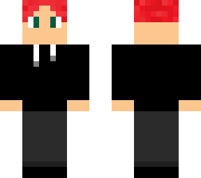 red hair hoodie