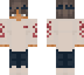 red-white sweater - (matching) a male outfit