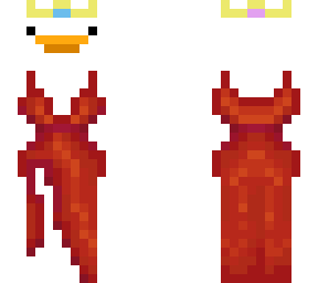 royal goose in a dress