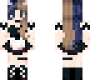 split dye maid girl, edit of emimck