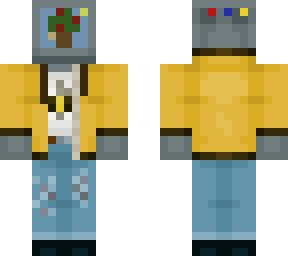 tv head with bee sweater