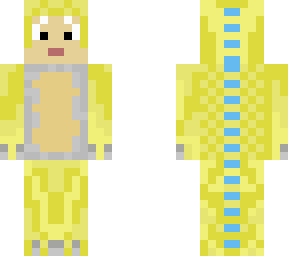 yellow hoodie version of dinosaur