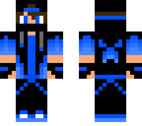 blue fire gamer boy