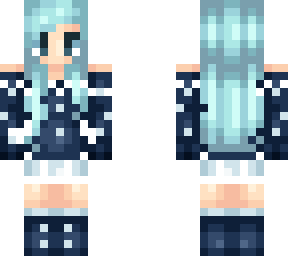 blue sweater girl dangthatsalongname as a gir
