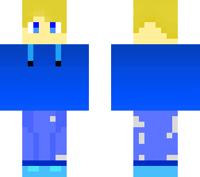 blue sweatshirt
