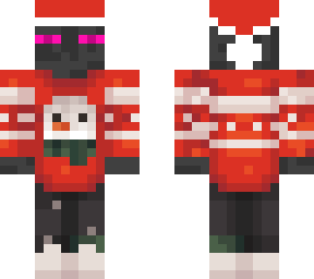 chrimas sweater enderman (inspired from an other skin )