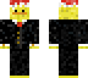 christmas duck in suit