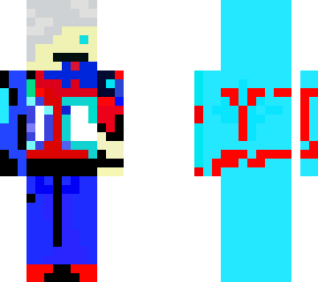 destroying gamer mnecraft skin