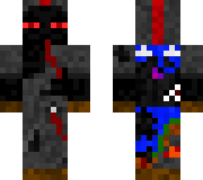 enderdragon in gray assasin hood and hoodie
