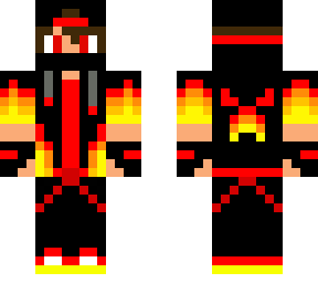 fire gamer boy