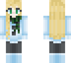 Frosty The Snowman But A Girl Edited Minecraft Skin