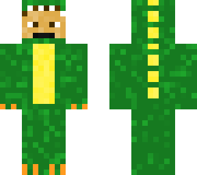 green dinosaur onesie