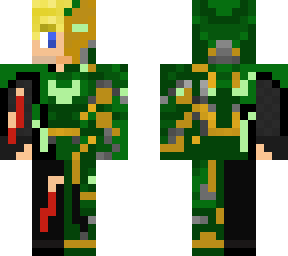 green iron man (damaged)
