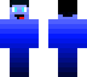 happy shaded blue
