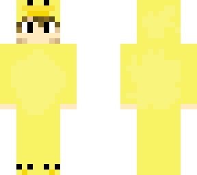 orange hoodie guy with duck cosyume