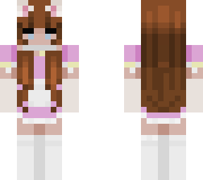 pink cat maid >.<