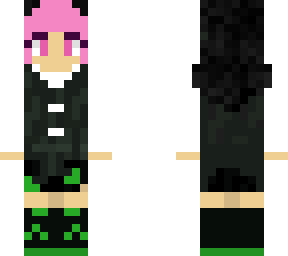 pink hair strips