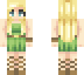pixie girl yellow hair