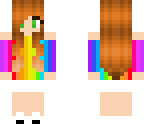rainbow girl