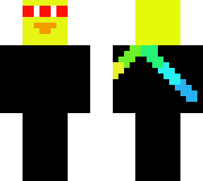rainbow suit duck