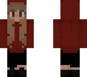 red hoodie