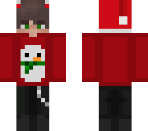 red sweater