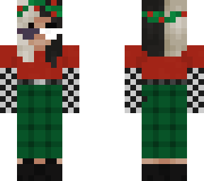 short hair egirl christmas