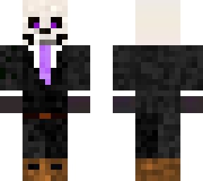 the skeleton in a suit
