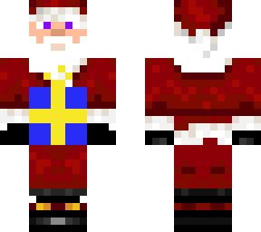 weihnachtsmann mit geschenk