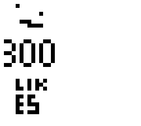 300 likes