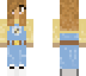 aesthetic girl in overalls