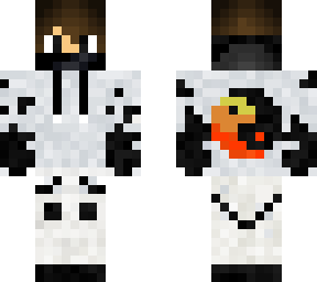 black white