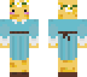 cheese dress blue