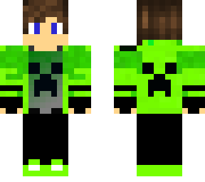 cool gren hoodie boy