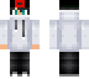 cool white hoodie boy